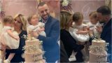 Veronica Peparini e Andreas Muller festeggiano battesimo e compleanno delle figlie