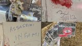 Blitz al museo della Shoah: scritte pro Palestina e indagini della Digos