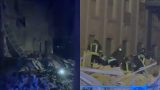 Crollo palazzina a bari: vigili del fuoco e forze dell’ordine in azione tra le macerie