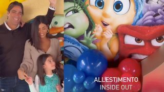 Festa a tema inside out per il compleanno di beatrice, la figlia di federica nargi