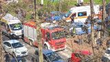 Incidente a ostia tra due auto e volante della polizia coinvolti