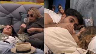 Gf: shaila e chiara disturbate da helena e javier durante la notte