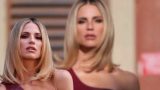 Michelle Hunziker mostra il  look con ricci da giovanissima